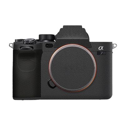 Anti-Scratch Camera Cover Skin Sticker for Sony Alpha 7 IV/A7M4/A7IV Camera Protector Film Skin (Leather Black)