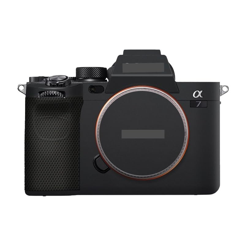 Anti-Scratch Camera Cover Skin Sticker for Sony Alpha 7 IV/A7M4/A7IV Camera Protector Film Skin (Matte Black)