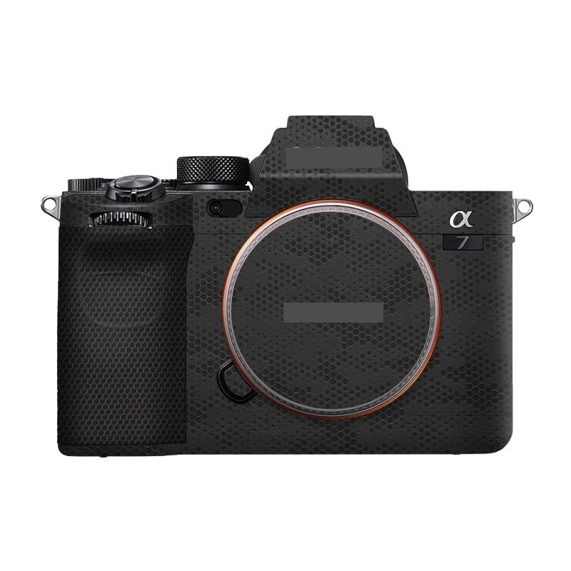 Anti-Scratch Camera Cover Skin Sticker for Sony Alpha 7 IV/A7M4/A7IV Camera Protector Film Skin (Mamba Black)