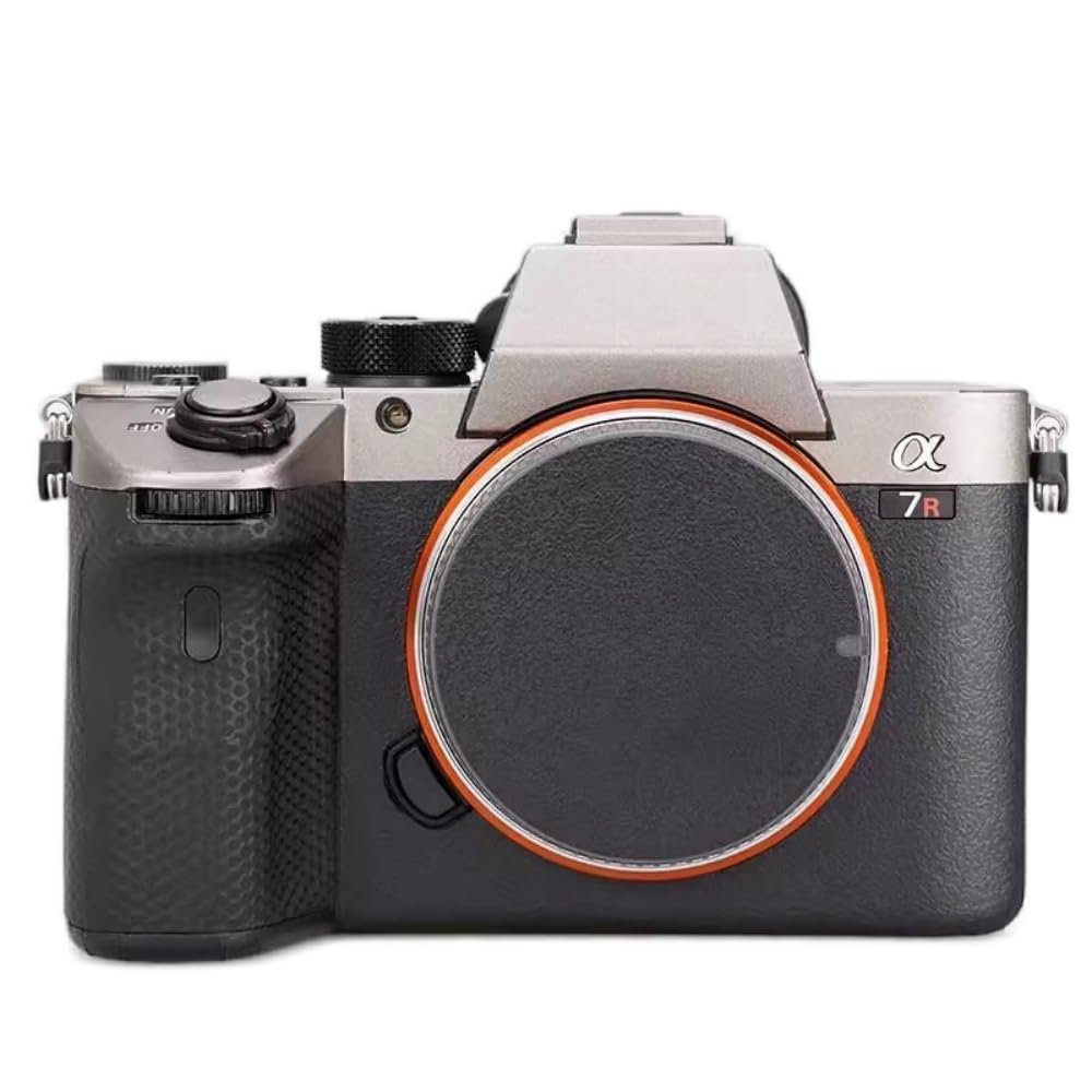 Anti-Scratch Camera Cover Skin Sticker for Sony Alpha 7 IV/A7M4/A7IV Camera Protector Film Skin (Titanium+Frosted Black)