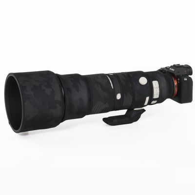 CHASING BIRDS Lens Camouflage Waterproof Coat for Sony FE 200-600mm F5.6-6.3 G OSS Rainproof Lens Protective Cover Version IV (Shadow Black, with 1.4X TC (SEL14TC))