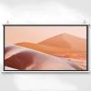 SXKJQER Manual Pull Down Projection Screen,White HD Pull Down Projector Screen,Wall & Ceiling Mount Projection Screen, for Home School Theater Cinema Indoor Outdoor Projector Movie Screen(16:9,72") view 1