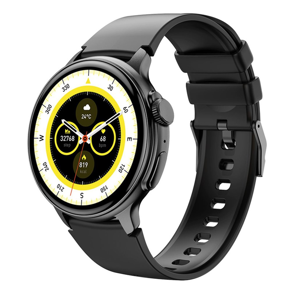AOTULIGHT Smartwatch for Women Fitness Watch: 1.43" Amoled Touchscreen Smart Watch Answer/Make Call with Heart Rate Blood Pressure Sleep Monitor 100+ Sports Modes Fitness Tracker (Black)