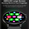 AOTULIGHT Smartwatch for Women Fitness Watch: 1.43" Amoled Touchscreen Smart Watch Answer/Make Call with Heart Rate Blood Pressure Sleep Monitor 100+ Sports Modes Fitness Tracker (Black) view 4