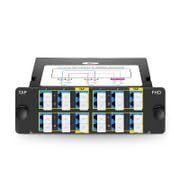 FHD Fiber TAP Cassette, OS2, 8 x LC Duplex Live Ports, 4 x LC Duplex TAP Ports, 70/30 Split Ratio | Real-time Monitoring