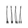 4PCS 2 Pins Single Female to Dual Male Jumper Splitter for PC Motherboard Power Light-Emitting Diode Switch Reset HDD Hard Drive view 1