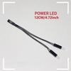 4PCS 2 Pins Single Female to Dual Male Jumper Splitter for PC Motherboard Power Light-Emitting Diode Switch Reset HDD Hard Drive view 3