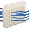 9mm/0.35in Network Cable Comb Organizer Panel - 6x8 Holes for CAT5/6/7/8 Ethernet Cord Management, Data Center Server Rack Wire Dresser Bundler Tool(6x8 Holes) view 1