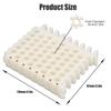9mm/0.35in Network Cable Comb Organizer Panel - 6x8 Holes for CAT5/6/7/8 Ethernet Cord Management, Data Center Server Rack Wire Dresser Bundler Tool(6x8 Holes) view 2