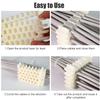 9mm/0.35in Network Cable Comb Organizer Panel - 6x8 Holes for CAT5/6/7/8 Ethernet Cord Management, Data Center Server Rack Wire Dresser Bundler Tool(6x8 Holes) view 4