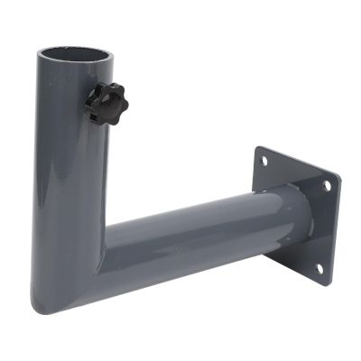 V2 Antenna Mount Bracket - J Pipe Mast for Outdoor Satellite Internet Dish, Stainless Steel Roof Wall Pole Mounting Kit for RV Boat House Eave Installation