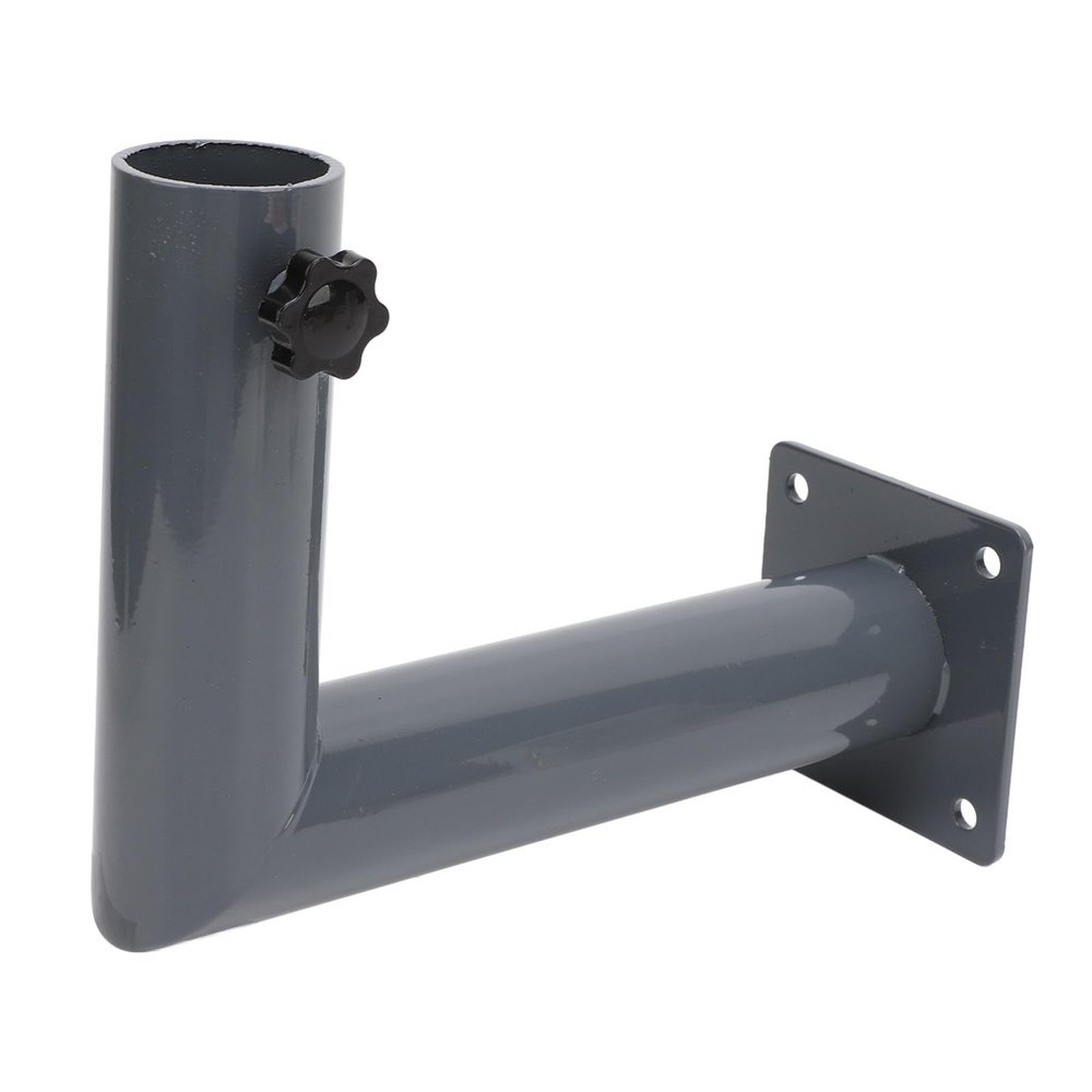 V2 Antenna Mount Bracket - J Pipe Mast for Outdoor Satellite Internet Dish, Stainless Steel Roof Wall Pole Mounting Kit for RV Boat House Eave Installation