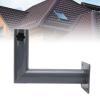V2 Antenna Mount Bracket - J Pipe Mast for Outdoor Satellite Internet Dish, Stainless Steel Roof Wall Pole Mounting Kit for RV Boat House Eave Installation view 2