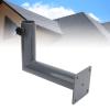 V2 Antenna Mount Bracket - J Pipe Mast for Outdoor Satellite Internet Dish, Stainless Steel Roof Wall Pole Mounting Kit for RV Boat House Eave Installation view 3