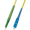 100M Singlemode Simplex Fiber Optic Cable (9/125) - LC/APC to SC/UPC view 1