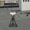 Tripod Mount Bracket Stand Multifunctional Satellite Adapter Satellite Pole Mounting Adapter for Mini with 1/4in Nut view 3