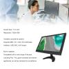 1920x1080 Resolution, BNC AV VGA USB MIC AUX Display Screen with Built in Speaker, Ideal for RasPi, PC, TV, Game Console, Camera Monitoring, 13.3 Inch Display, for Home (US Plug view 3