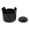Acouto Camera Lens Hood Shade with 62mm Lens Hat for AF S VR Micro 105mm F 2.8G IF ED, ABS Material, Prevents Damage from Wind, Rain, and Snow, Suitable for Low Light or Artificial view 3