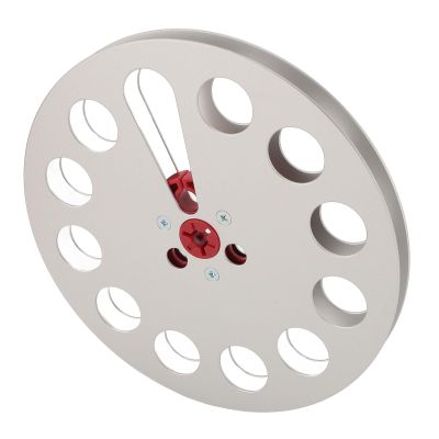 1/4 7 Inch Empty Tape Reel, Aluminum Alloy 7 Inch Universal Open Reel Sound Tape Disc for Studer Parts, Repair Recorder (Silver)