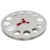 1/4 7 Inch Empty Tape Reel, Aluminum Alloy 7 Inch Universal Open Reel Sound Tape Disc for Studer Parts, Repair Recorder (Silver) view 4