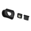 Acouto 3 Pcs Set Camera Viewfinder Eye Cup with Hot Shoe Cover and Bubble Level for GFX100II 100 XH1 XH2S GFX50S X T5 T4 T2 X T, Comfortable Material, Easy Installation, Bubble Level view 1