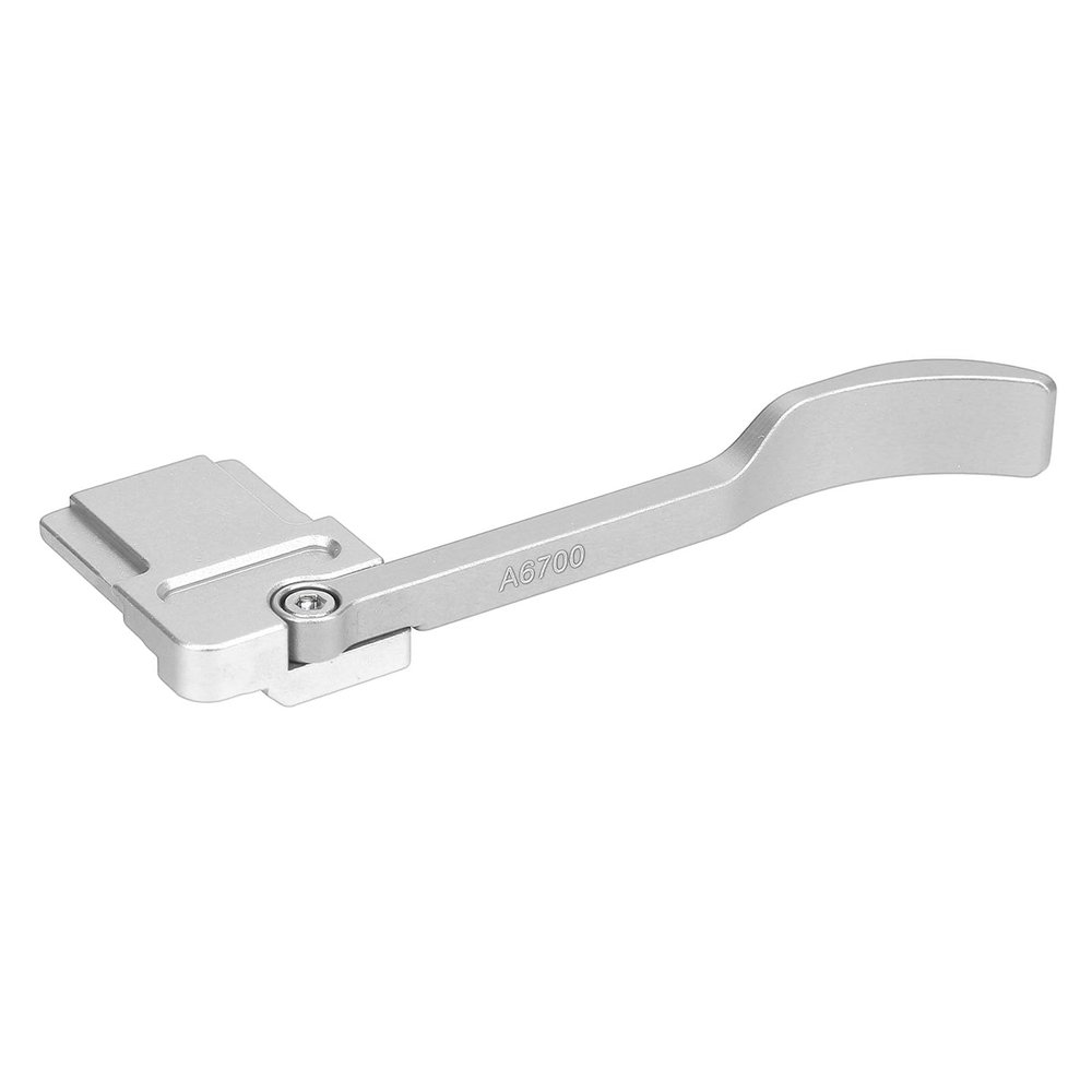 Acouto Foldable Aluminum Alloy Camera Thumb Handle, Rotatable 90, Comfortable to Use, Protects Hot Shoe Port, for A6700 with and for Cameras, Made of Aluminum Alloy, CNC Machined and