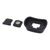 Acouto Camera Viewfinder Eyecup Set, DK-29 Square Shape Protector Level Tool and Hot Shoe Cover, Comfortable Material Compatible with Z5, Z6, Z7, Z6II, Z7II, Z6III, Easily Install, Snug view 3