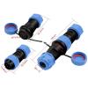 5 Sets SP17 IP68 Waterproof Panel Mount Aviation Docking Connector, Male & Female, 2-10 Pin Options (5P) view 3