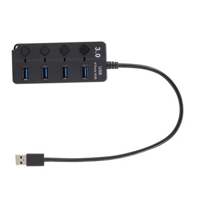 HOMSFOU Port USB Hub Overvoltage Overcurrent Protection USB Splitter for Laptop Phone Pc Compatible