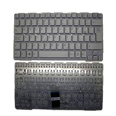 Laptop Keyboard for Sony SVE14A SVE14A15FDS SVE14A190S SVE14A23CDS SVE14A27CDS SVE14A290S SVE14A390S 9Z.N6BBF.T2M 149119411CA 55012FYK2G2-035-G Canada CA Silver