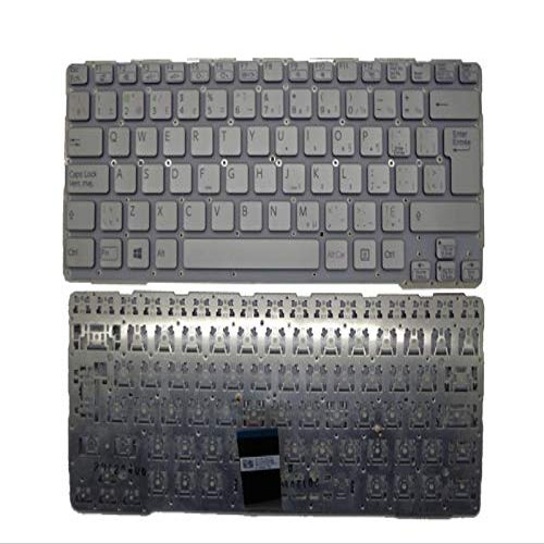 Laptop Keyboard for Sony SVE14A SVE14A15FDS SVE14A190S SVE14A23CDS SVE14A27CDS SVE14A290S SVE14A390S 9Z.N6BBF.T2M 149119411CA 55012FYK2G2-035-G Canada CA Silver
