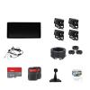 10.36" 4 Channel Recorder Monitor Touch Split Screen Truck Bus DVR Black Box for AHD 1080P Reverse IR Night Vision Backup Camera(2 BSD Speaker,128G) view 1