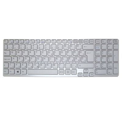 Laptop Keyboard for Sony SVE151 SVE17 SVE1713C4E SVE1713C5E SVE1713D1E SVE1713D4E SVE1713E1E SVE1713E1R SVE1713E4E SVE1713F1E Hungary HU White with Frame New