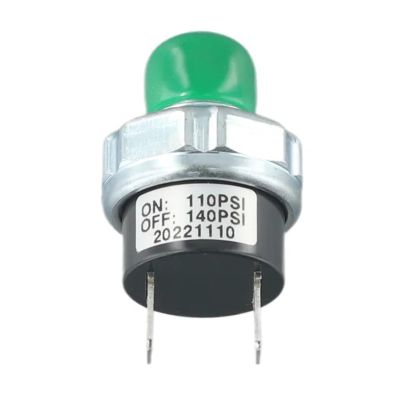 POWTAXBJGD Air Pressure Switch 1/4''-18 NPT Air Compressor Pressure Switch 12V/24V for Train Horn Control Switch 110-140PSI 120-150PSI(110-140PSI)
