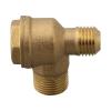 POWTAXBJGD 1PC Male Thread Check Valve Connector with 2-Port Brass for Air Compressor Parts Accessory 20mm/16mm/14mm(16x14mm) view 1