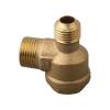 POWTAXBJGD 1PC Male Thread Check Valve Connector with 2-Port Brass for Air Compressor Parts Accessory 20mm/16mm/14mm(16x14mm) view 2