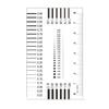 JOEBO Microscope Kit Measuring Pass Transparent Film Ruler Stain Crack Contrast Ruler Microscope Lens Adapters(90x55mm-3) view 1