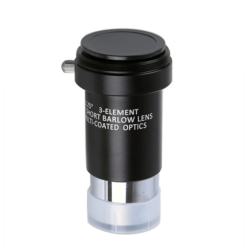 1.25inch 3X Lens Aluminum Alloy W/ M42x0.75 Camera Thread for Astronomical Telescope