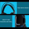 Ubxvamm Gaming Headsets Corded Over Ear Headphones with 50MM Driver Ergonomic Earphones Protein Leather Earmuffs for PC Game view 3