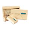 JBOS Custom Wood USB Flash Drive 2GB - 25 Pack with Wood Gift Box - Personalized Bulk Thumb Drives Memory Stick USB 2.0 for Gifts, Events, Business Use-Maple/Walnut view 3