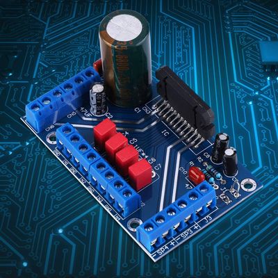 41W Four, Channel Output, Compact Size DC 12, 14.5V Car Amp Board. Sound with Easy Installation for Electronic and Music DIY. TDA7388 4 Channel Audio Amplifier