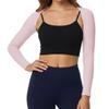 Cooling Shawl Arm Sleeves for Women, Sun UV Protection Long Sleeve Crop Top for Golf and Outdoor Sports view 1