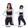 Cooling Shawl Arm Sleeves for Women, Sun UV Protection Long Sleeve Crop Top for Golf and Outdoor Sports view 2
