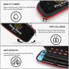 Ping Pong Queen Carry Case Gaming Case Portable Travel Hard Protective Case Compatible with Nintendo Switch view 3