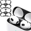 2Set Dust Guard Dust Guard Sticker Compatible with Apple AirPods 42024 - Anti-Dust Film, Protects from Iron/Metal Dust,Ultra Slim Film, Cover Dust Protect Wireless Charging Case (Black+Black) view 1