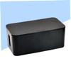 GAROZATION Cable Box Wire Organizer Cord Management Power Strip Cover Plastic Storage Box view 4