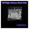 Nail in Cable Clips, 100pcs 4mm to 50mm Round Cable Steel Nail Line Card Square Cable Clips Trough Wire Fixing Wire Retainer(Round 25mm 100PCS) view 4