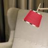 Levemolo 2pcs Fabric Lamp Shade Replacement for Table Lamps Chic Cover for Living Room Bedroom Hotel and Restaurant Wine view 2