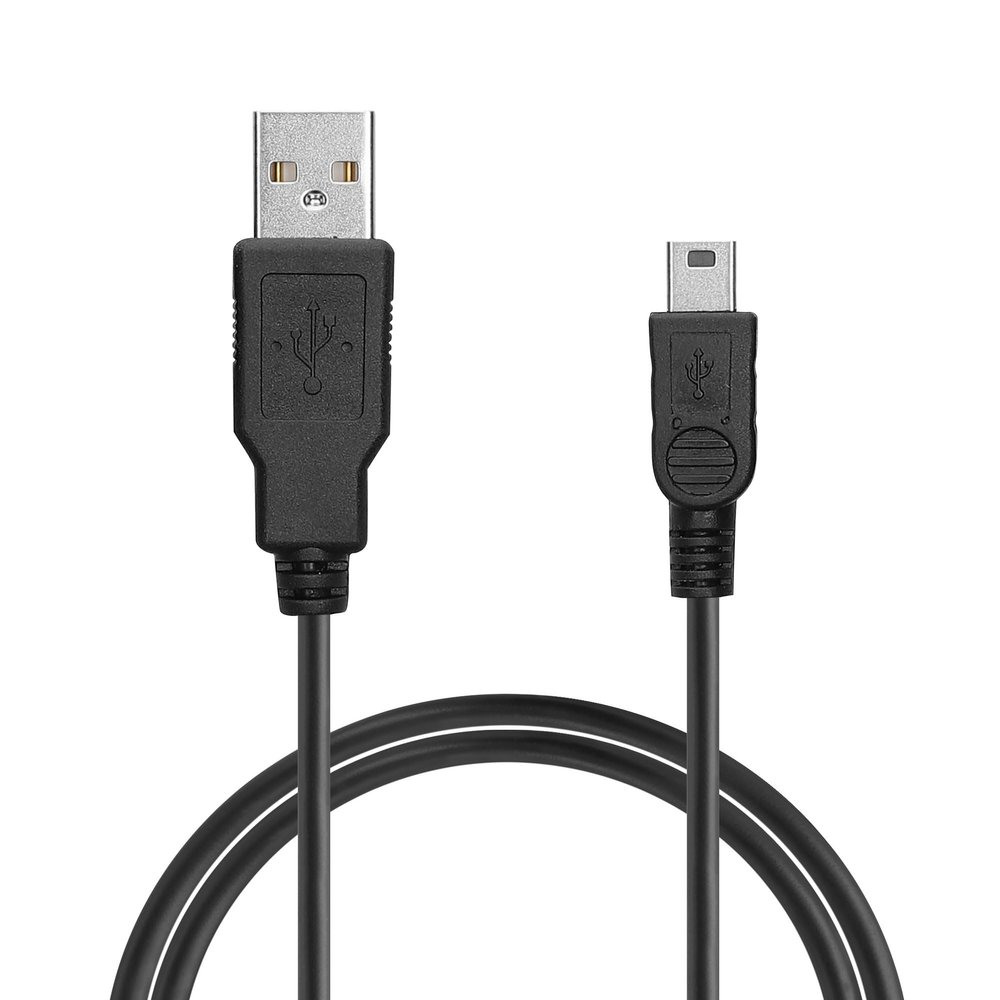 kwmobile Charging Cable Compatible with Texas Instruments TI-84 Plus CE/TI-Nspire/TI Touchpads Graphic Calculator - Replacement Cable - Black