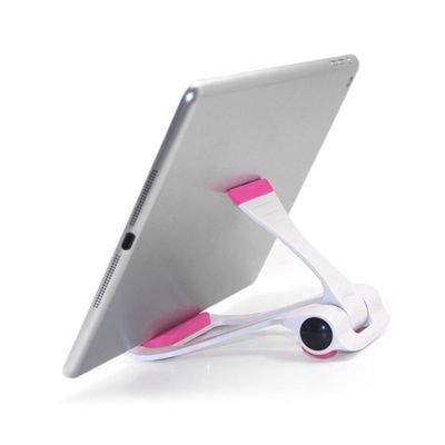 MERRYHAPY 3pcs Portable Multi-Angle Adjustable Phone Stand Foldable Desktop Tablet Holder for Smartphones and Tablets Lightweight and Stable Design for Home Office Travel Random Color